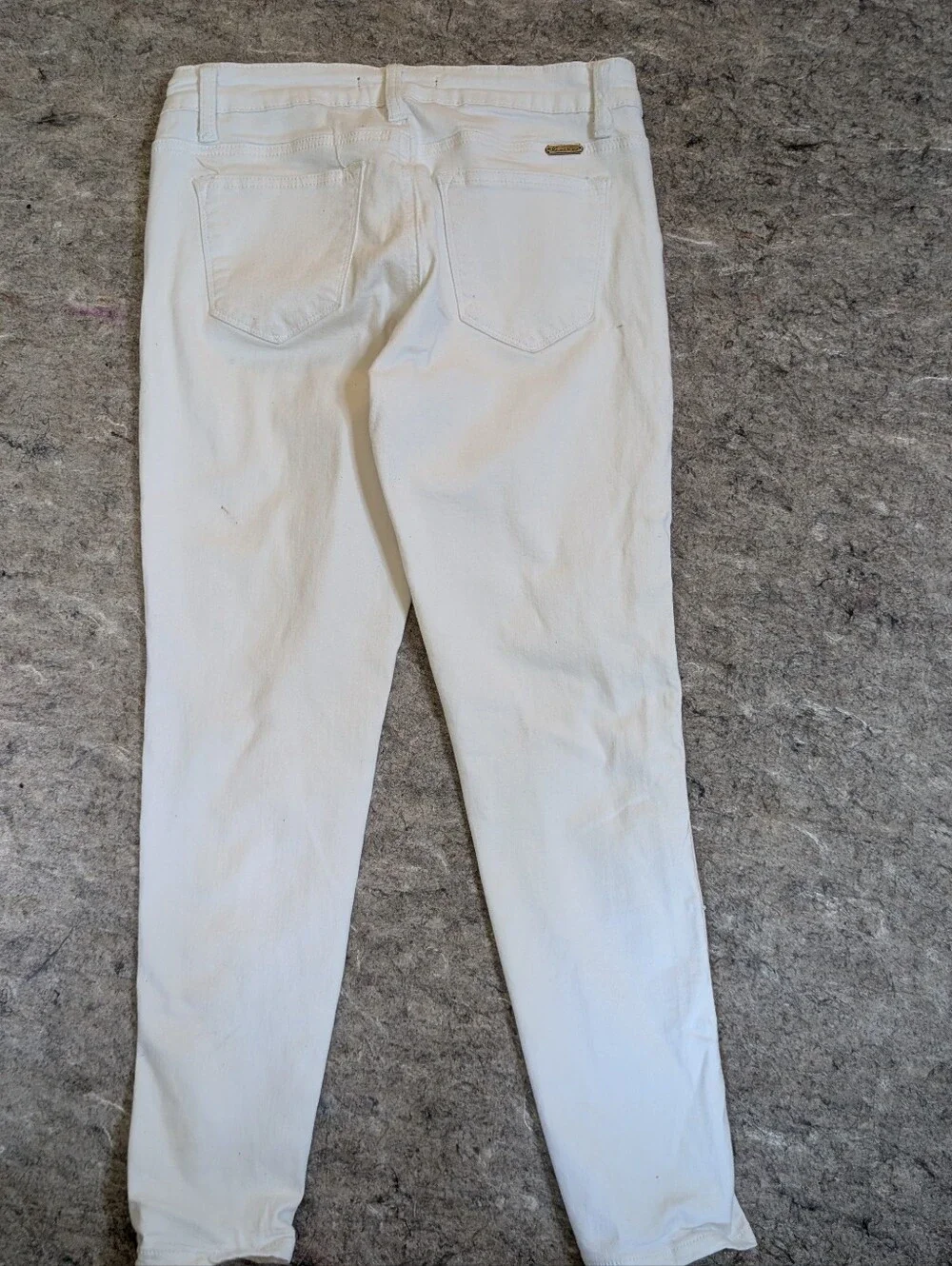 RanCan Juniors White Distressed Skinny Jeans Size 9